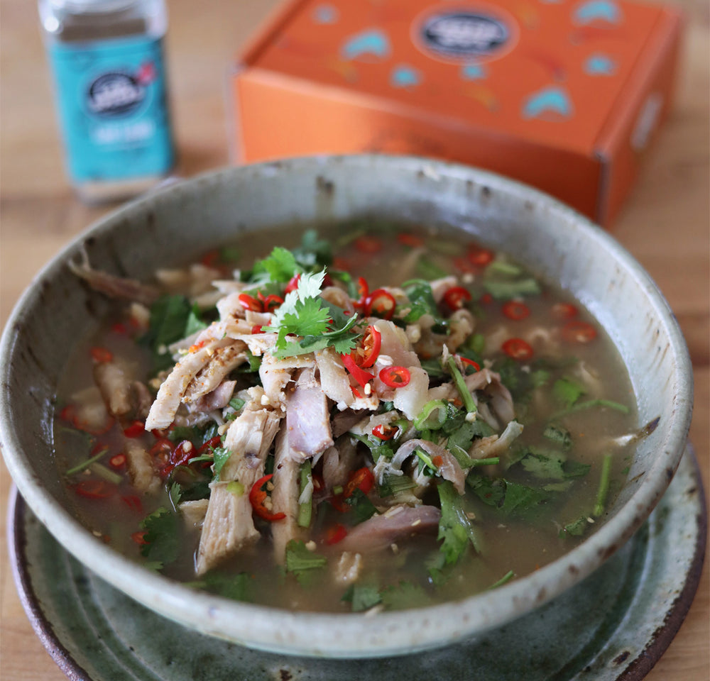 How to make sua gai Lao chicken soup Lao Spices by Saeng's Kitchen